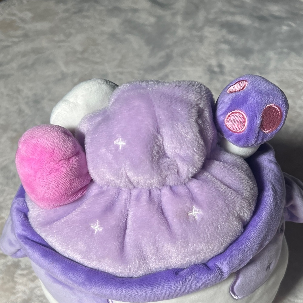 Cuddle Barn Plush Goals Moksha Mooshake Cow Series 2 Purple Goth Kawaii Plushie - Picture 10 of 11